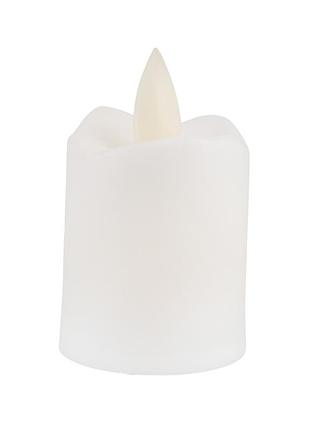 Светодиодная свеча (led), белая, 6,2 см elisey