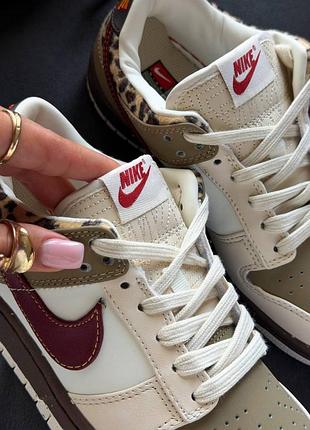 Dunk low "khaki leopard " 3