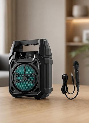 Колонка bluetooth с динамиком на 6,5 дюйма / акустика проводным микрофоном gts-1283 30 см