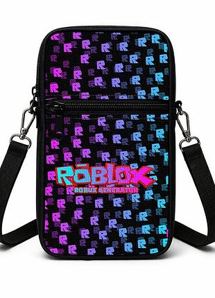 Сумка-чохол для телефону roblox,дитяча сумка через плече, водонепроникна міні-сумка (4801)