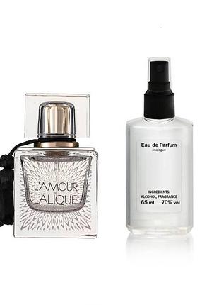 Жіночі парфуми lalique lamour — parfum analogue 65ml