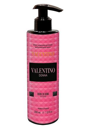 Парфюмированный лосьон для тела valentino donna born in roma intense brand collection 200 мл