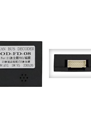 Перетворювач сигналу серії qiv адаптер can-bus ford qbr fd1180 (od-fd-08)
