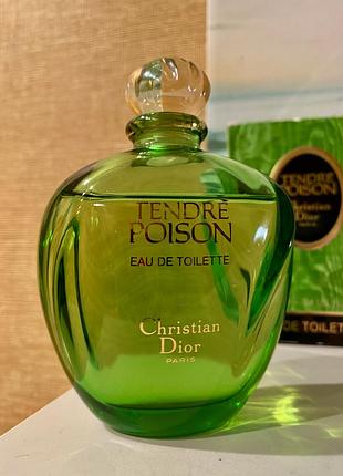 Edt tendre poison christian dior вінтаж 1994 рік перший випуск перша формула аромату сплеш 100 мл колекційна рідкість знятість
