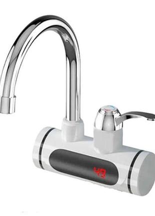 Бокове проточний водонагрівач з lcd екраном , водонагрівач, кран