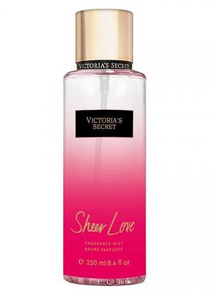 Парфумований спрей для тіла victoria's secret sheer love 250 мл