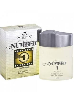Number 1 lotus valley men edt 100 ml арт.32003