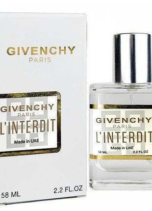 Givenchy linterdit perfume newly женский 58 мл