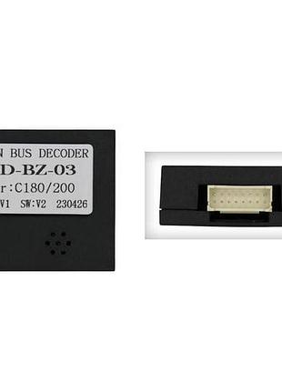 Перетворювач сигналу серії qiv адаптер can-bus mercedes benz qbr mb4057 (od-bz-03)