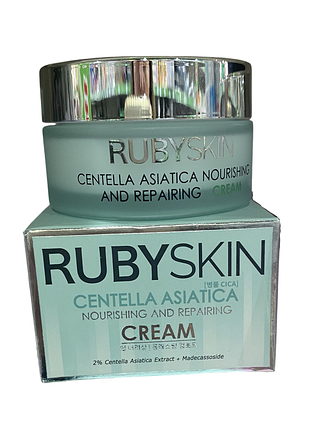 Крем для лица "rubyskin" centella asiatica питательный и восстанавливающий 30г