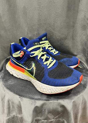 Кросівки чоловічі nike react infinity run flyknit 2 ka «past the future» сині