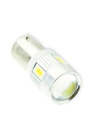 Автолампа світлодіодна а 24-4 лазер. white 6 (4 2) smd 5630 з лінзою megalight
