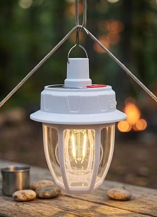 Светодиодная led лампа с аккумулятором xy 822 / кемпинговый фонарь / фонарь с солнечной панелью