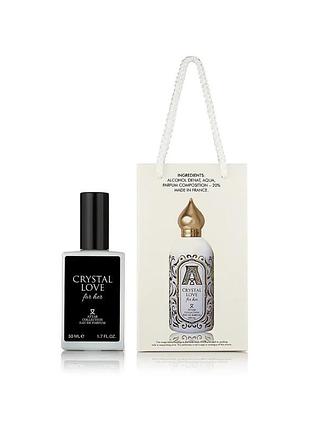 Женский парфюм attar collection crystal love for her - travel perfume 50ml