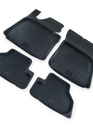 Коврики салона volkswagen passat b6, b7 (2005-2014), cc (2008-), tiguan (2007-) борт 2,5 см, высокиe борт, евроклетка polytep