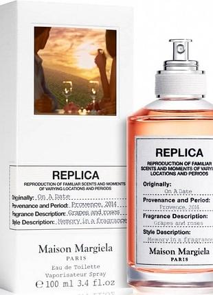 Туалетная вода replic on a date maiso marti margie 100ml (original quality)