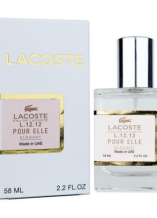 Lacoste eau de lacoste l.12.12 pour elle elegant perfume newly жіночий 58 мл