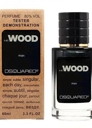 Dsquared2 he wood tester lux, мужской, 60 мл