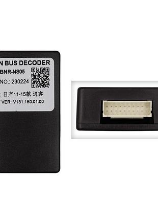 Перетворювач сигналу серії qiv адаптер can-bus nissan qbr ns0571 (fst-bnr-ns05)