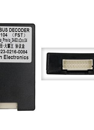 Перетворювач сигналу серії qiv адаптер can-bus toyota qbr ty0581 (dogen toyota_previa)
