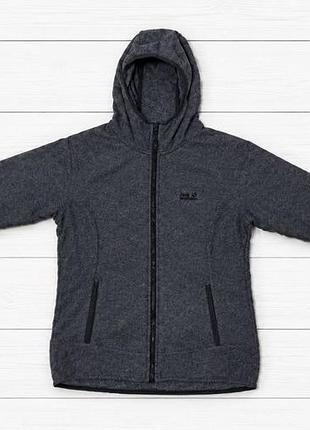 Худі жіноче jack wolfskin флісове сіре