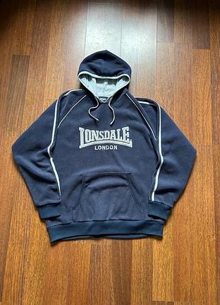 Lonsdale big logo casual худі чоловіче оригінал б у