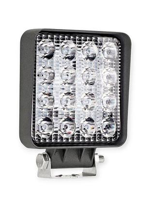 Фара додаткова led 110х110х35 (д, в, ш) 48w ближнє світло flood eurotun