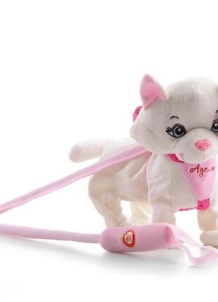 Игрушка кошка с поводком if61s