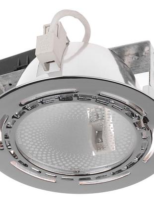 Светильник downlight потолочный встроенный dl-10 ch (j118 мм rx7) brille 166033