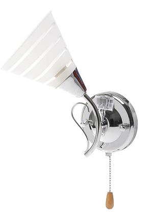 Бра настінне накладне з вимикачем класичне lk-175w/1 brille yl85