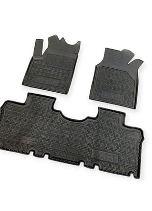 Коврики салона volkswagen sharan, ford galaxy (1995-2006), seat alhambra (1995-2010) (5 мест) борт 2,5 см, с перемычкой avto-gumm