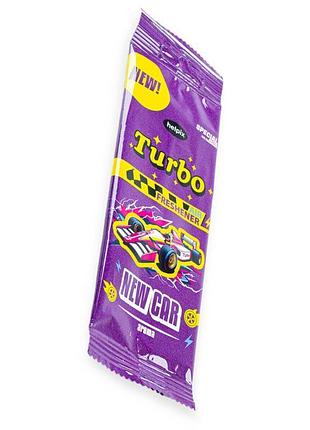 Ароматизатор на зеркало сухой helpix turbo new car