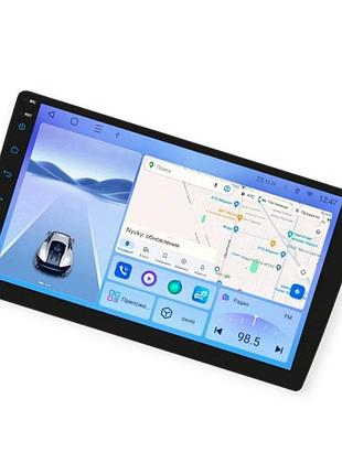 Магнитола 2din andr 10.0 shuttle fm, usb, aux, mp5, avi, экран9, wi-fi, bt, 4х64gb, gps, carplay