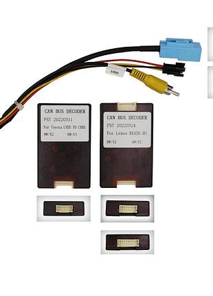 Перетворювач сигналу серії qiv адаптер can-bus lexus qbr lx0608 (lz (hz) toyota lvds to cvbs / lexus rx450 hi)