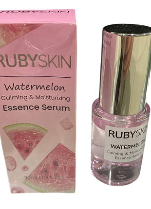 Сироватка для обличчя "rubyskin" watermelon заспокійливий та зволожуючий 30мл