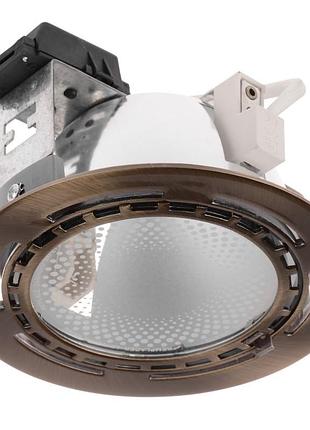 Светильник downlight потолочный встроенный dl-10 ab (j118 мм rx7) brille 166032