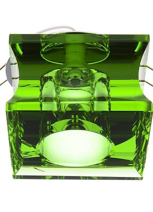 Светильник точечный декоративный hdl-g150 green crystal