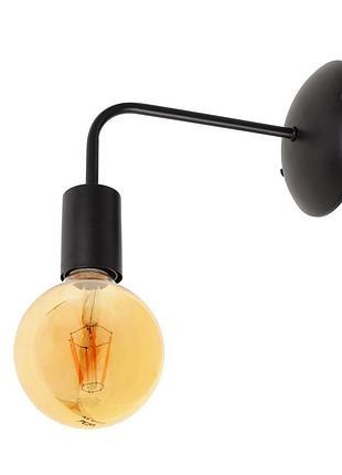 Бра металеве лофт bl-698w/1 e27 bk brille 29-364