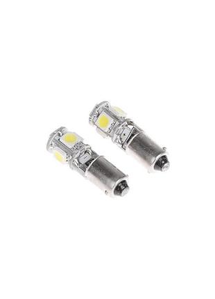 Лампа автомобильная светодиодная led ba9s cw 5 12v
