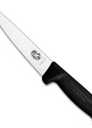 Ніж кухонний обробний victorinox fibrox 18 см, чорний