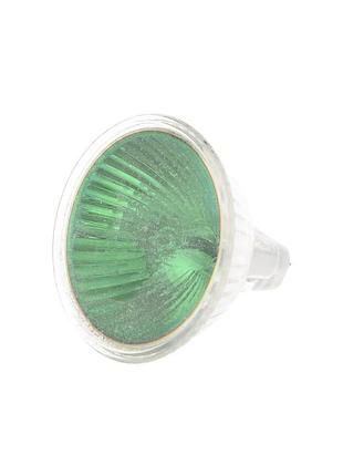 Лампа галогенная 20w gu5.3 mr16 green 12v