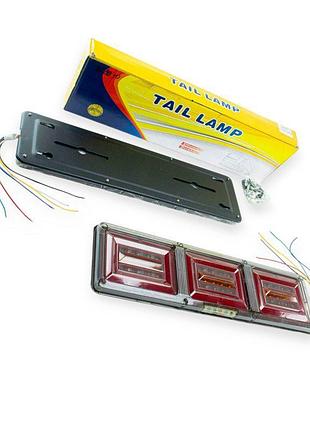 Фонарь грузового прицепа задний led (46 см) ka-097 (12-24v) megalight
