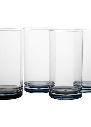 Набор стаканов gimex longdrink glass colour 4 pieces 4 person sky (6910186), для сервировки обеденного стола, для кухни и столовой