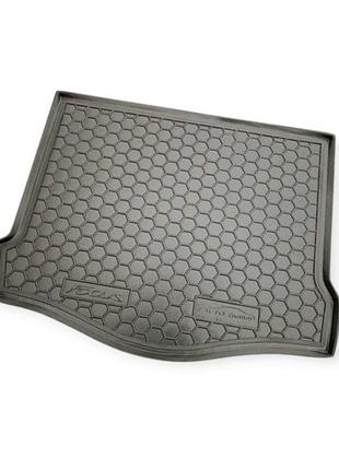 Килимок багажника ford focus 2011-2018 хетчбек, з докаткою avto-gumm