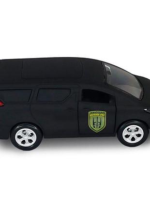 Автомодель машинка серії "шеврони героїв" – toyota alphard – "уда"