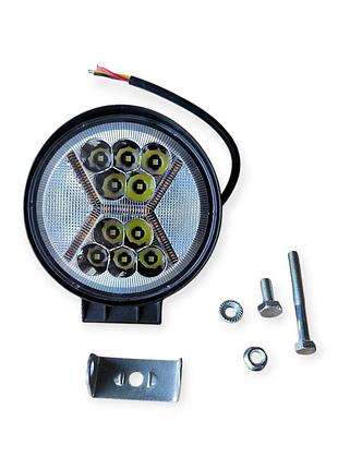 Фара робоча led 30w 6500 im круглий корпус фг-304vc
