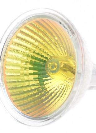 Лампа галогенна 50w gu5.3 mr16 (36) yellow br 12v