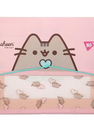 Папка для тетрадей пластиковая на резинке формат в5 yes pusheen (492306)