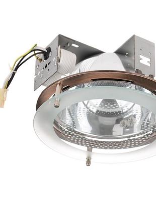 Светильник downlight потолочный встроенный dl-02 ac/2x26w brille 166315