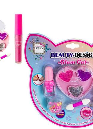 Набор детской косметики glam cat для девочек (t26315)